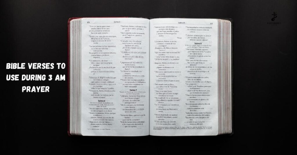 Bible Verses to Use During 3 AM Prayer