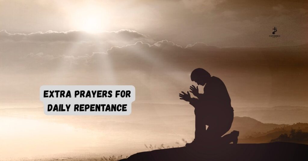 Extra Prayers for Daily Repentance