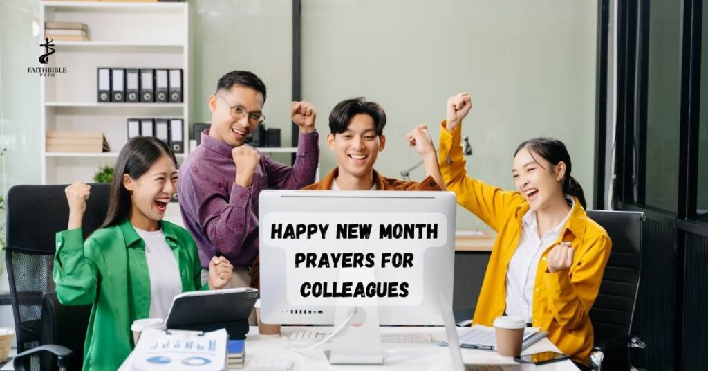 Happy New Month Prayers for Colleagues