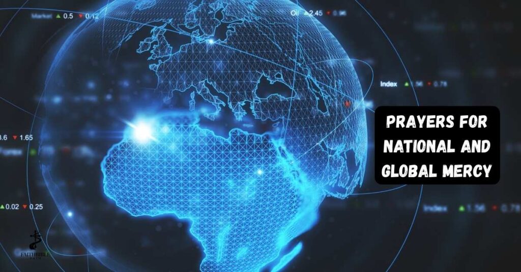 Prayers for National and Global Mercy