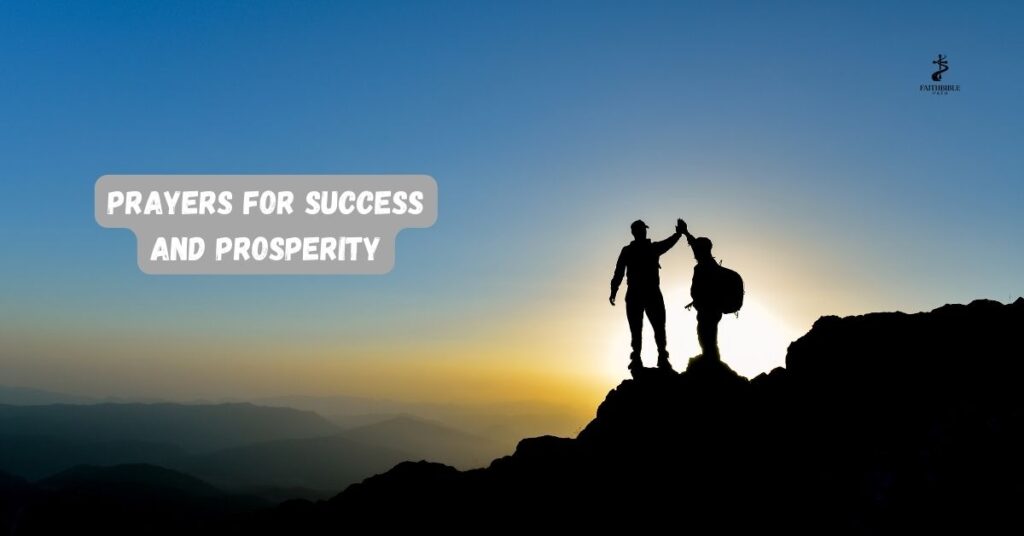 Prayers for Success and Prosperity