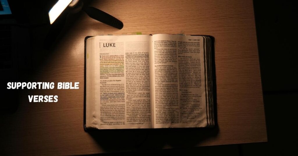 Supporting Bible Verses