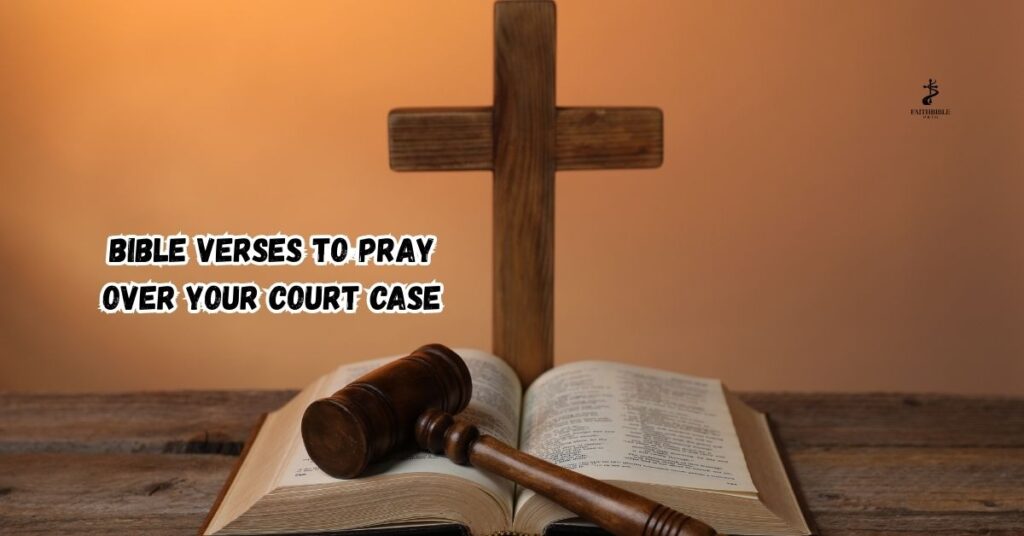 Bible Verses to Pray Over Your Court Case