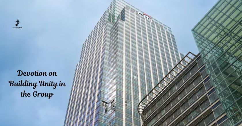 Devotion on Building Unity in the Group