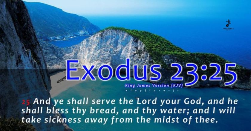 Exodus 23:25 (ESV)
