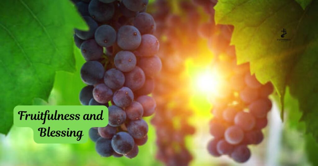 Fruitfulness and Blessing