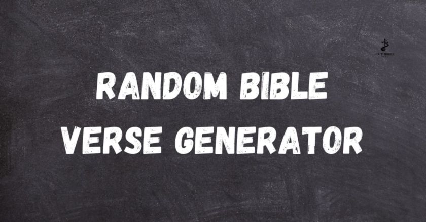 Random Bible Verse