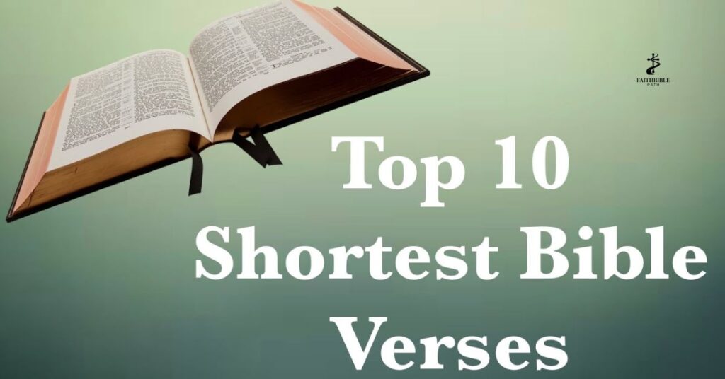 Shortest Bible Verses