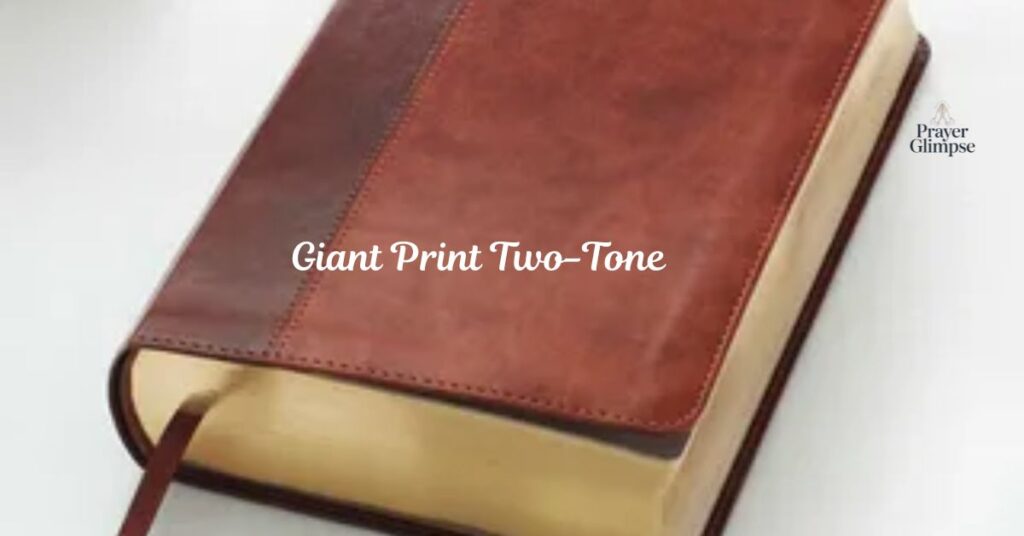 Giant Print Two-Tone