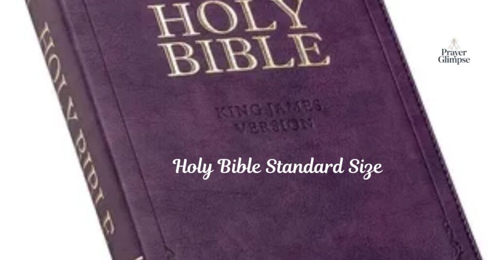 Holy Bible Standard Size