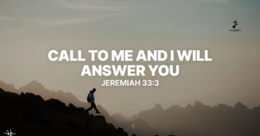 Jeremiah 33:3